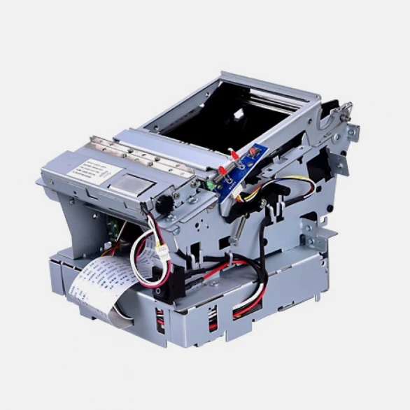 Fast, robust, and rugged thermal ticket printer with internal metal structure and 300 mm per second print speed